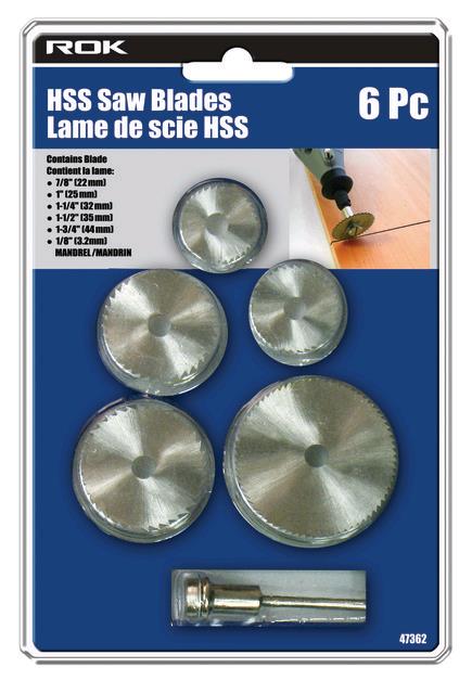 Where to rent HSS Saw Disc Kit w  Arbor, 6 Pc. ROK in Vancouver BC